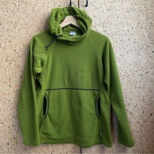 Melanzana micro grid hoodie - Turf